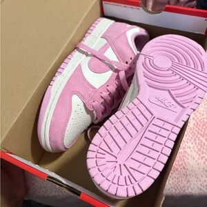 Pink & White Nike Dunks
